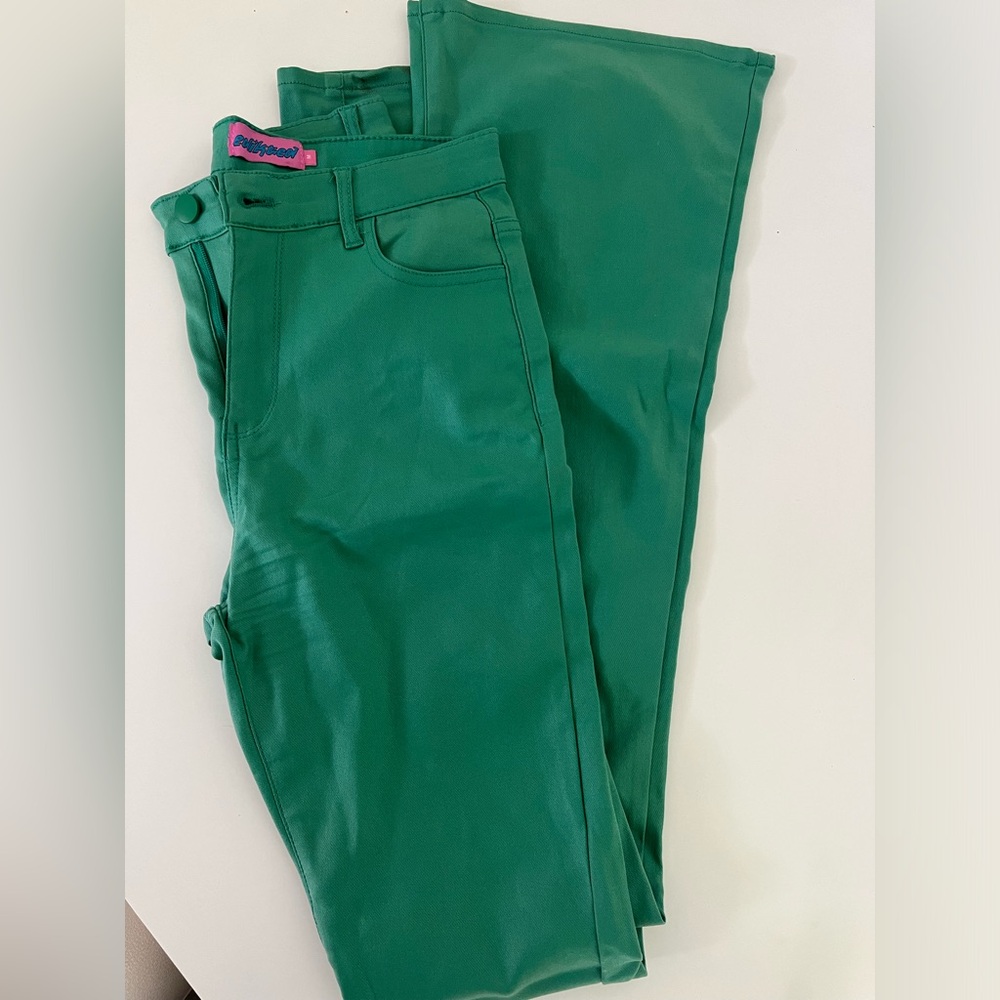 Edikted Luna Faux Flare Jeans